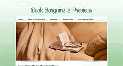 Desktop Screenshot of bookbargainsandpreviews.com